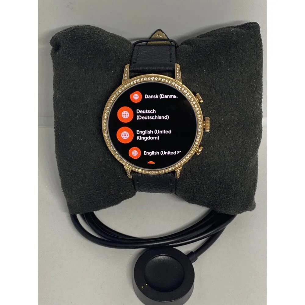 Fossil Gen 4 Authentic Digital Dial Smart Watch Custom Band FTW6015 AB522